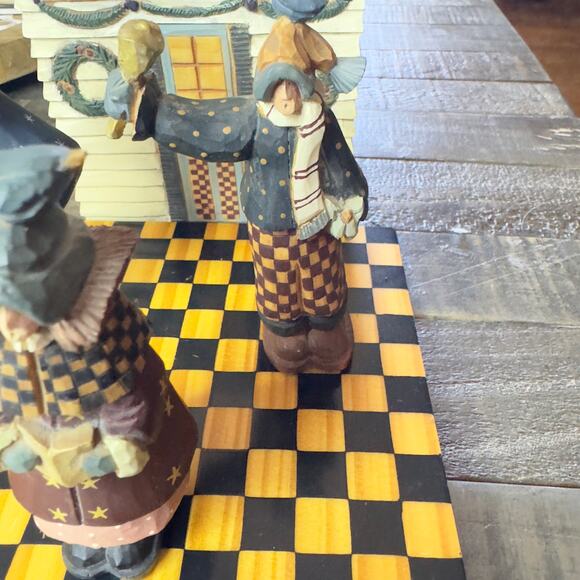 Williraye Studio Limited Ed Christmas "A Country Carol" 5 Pcs Signed 613/5000 - Picture 4 of 7